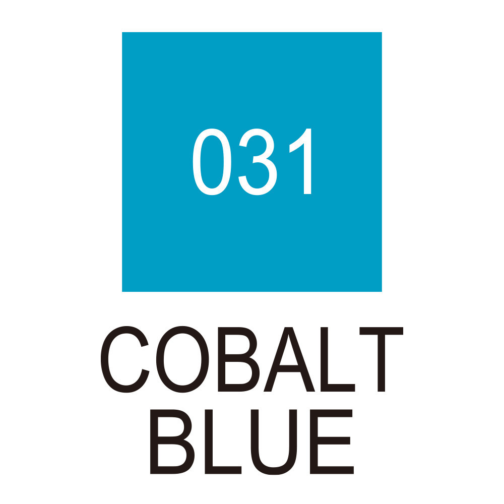 Pisak pędzelkowy Zig Clean Color Real Brush - Kuretake - 031, Cobalt Blue