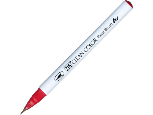 Pisak pędzelkowy Zig Clean Color Real Brush - Kuretake - 029, Geranium Red