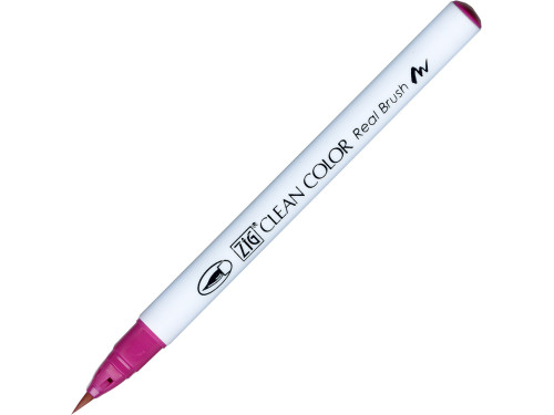 Pisak pędzelkowy Zig Clean Color Real Brush - Kuretake - 027, Dark Pink