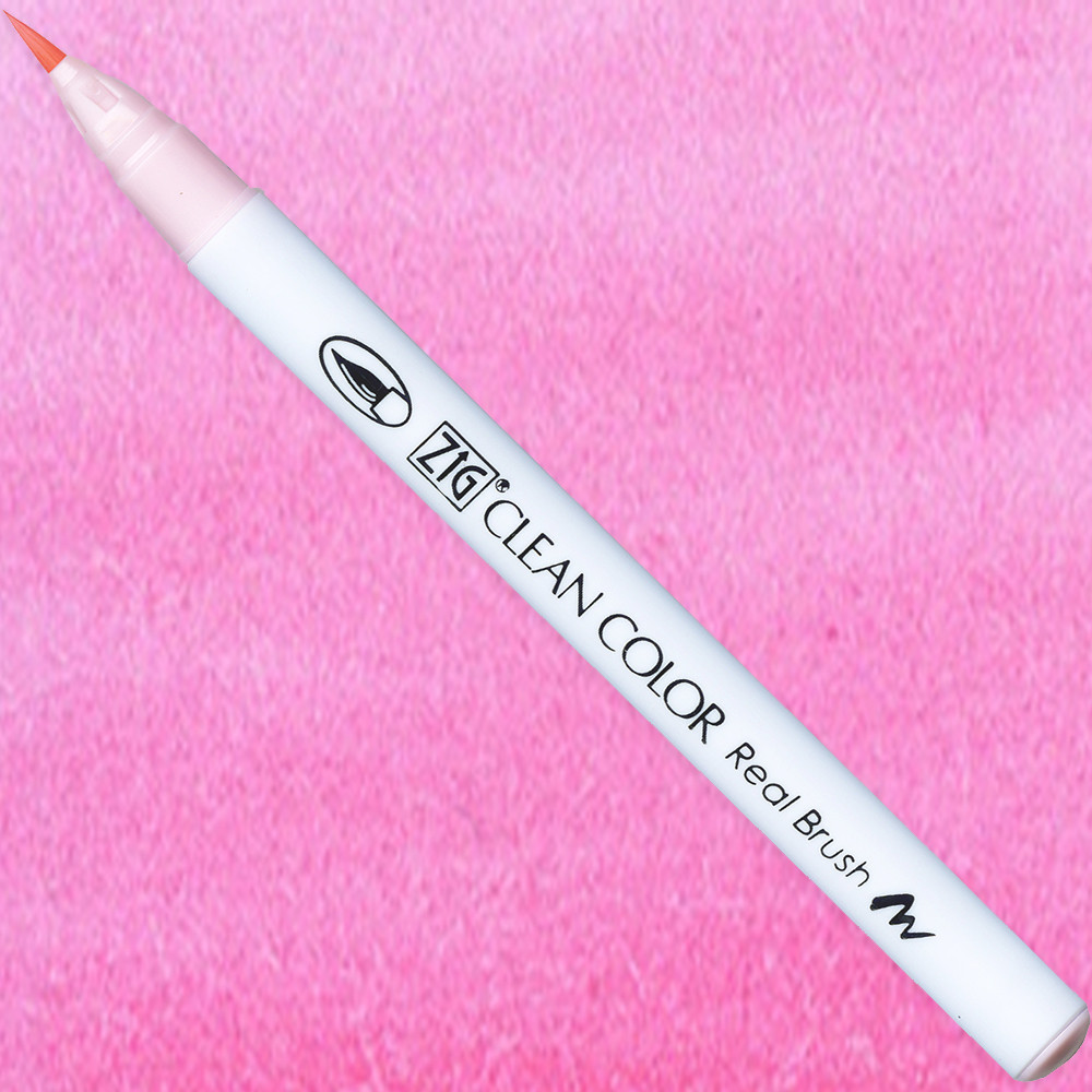 Pisak pędzelkowy Zig Clean Color Real Brush - Kuretake - 026, Light Pink