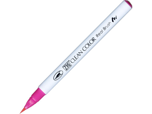 Pisak pędzelkowy Zig Clean Color Real Brush - Kuretake - 025, Pink