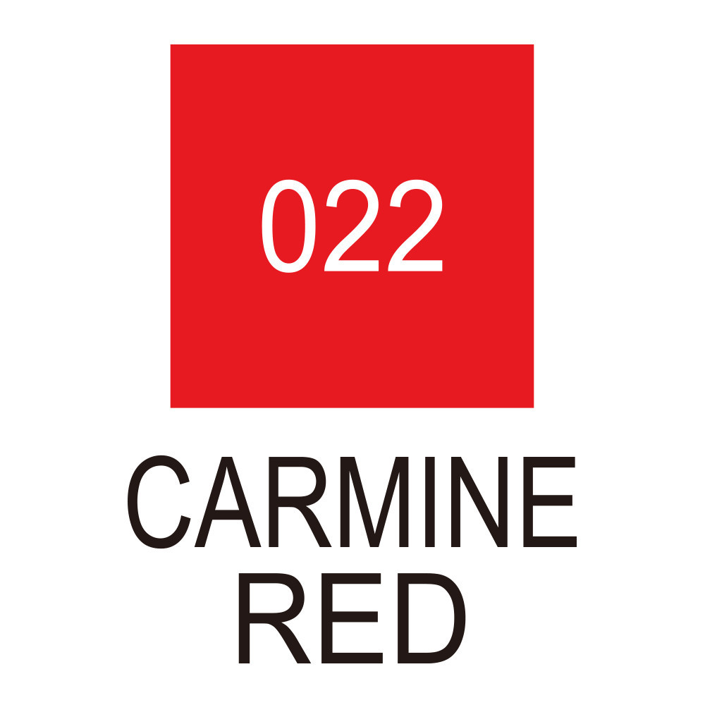 Pisak pędzelkowy Zig Clean Color Real Brush - Kuretake - 022, Carmine Red