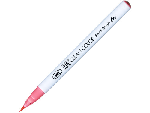 Pisak pędzelkowy Zig Clean Color Real Brush - Kuretake - 021, Light Carmine