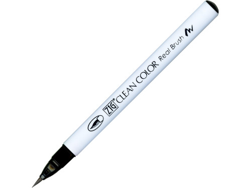 Pisak pędzelkowy Zig Clean Color Real Brush - Kuretake - 010, Black