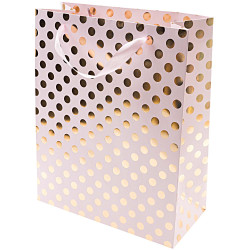 Paper dotted gift bag -...