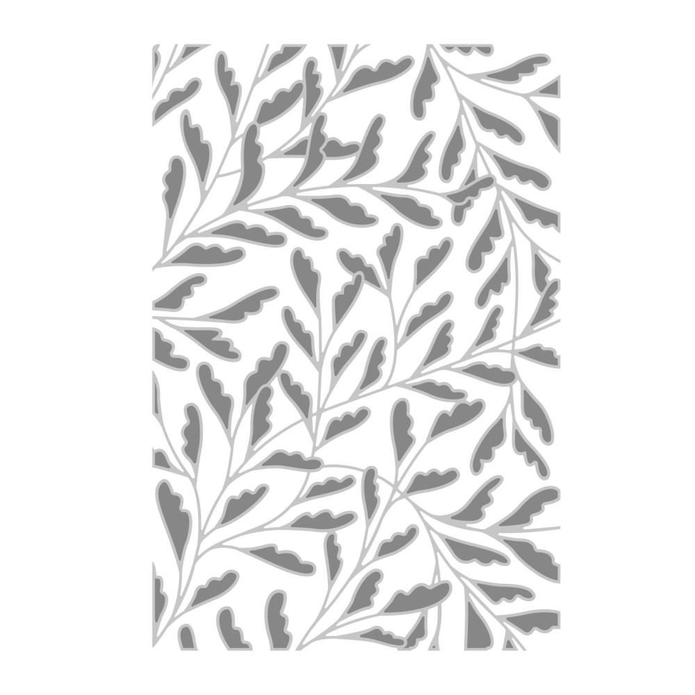 Multi-Level Embossing Folder - Sizzix - Delicate Leaves