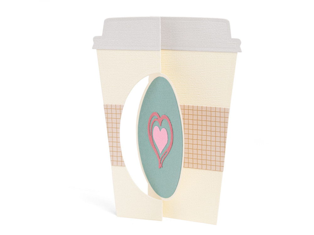 Zestaw wykrojników Thinlits - Sizzix - Card Café, 8 szt.