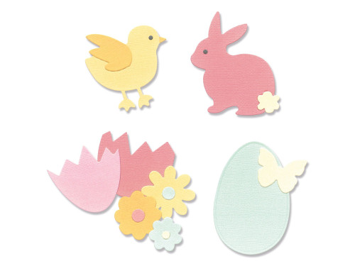 Thinlits cutting dies set - Sizzix - Basic Easter Shapes, 11 pcs.