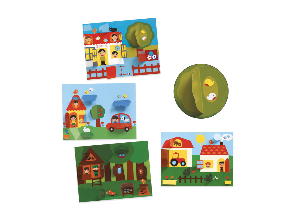 Art set for kids, collars - Djeco - Hide and seek