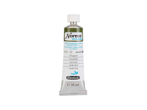 Farba olejna Norma Blue - Schmincke - 512, Olive Green, 35 ml