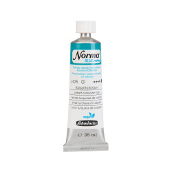 Norma Blue water-mixable oil paint - Schmincke - 425, Cobalt Turquoise Hue, 35 ml