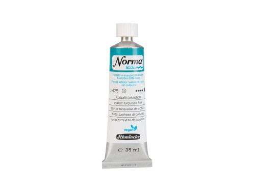 Farba olejna Norma Blue - Schmincke - 425, Cobalt Turquoise Hue, 35 ml