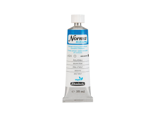 Farba olejna Norma Blue - Schmincke - 424, Azure Blue, 35 ml