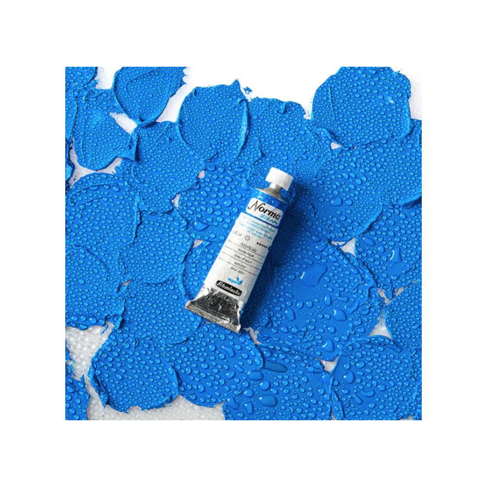 Norma Blue water-mixable oil paint - Schmincke - 407, Cobalt Blue Hue Deep, 35 ml