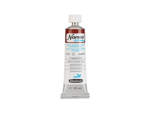 Norma Blue water-mixable oil paint - Schmincke - 342, Alizarin Crimson Hue, 35 ml