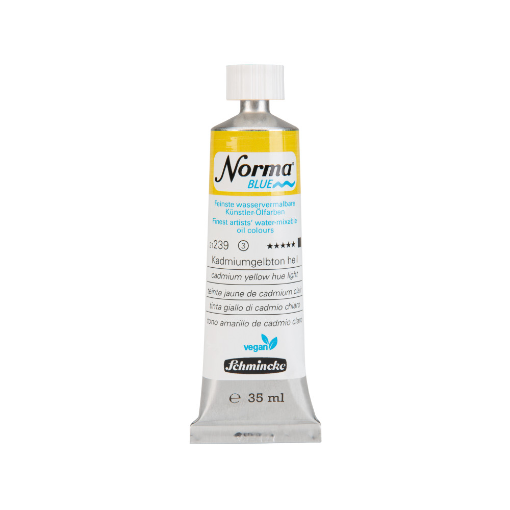Norma Blue water-mixable oil paint - Schmincke - 239, Cadmium Yellow Hue Light, 35 ml