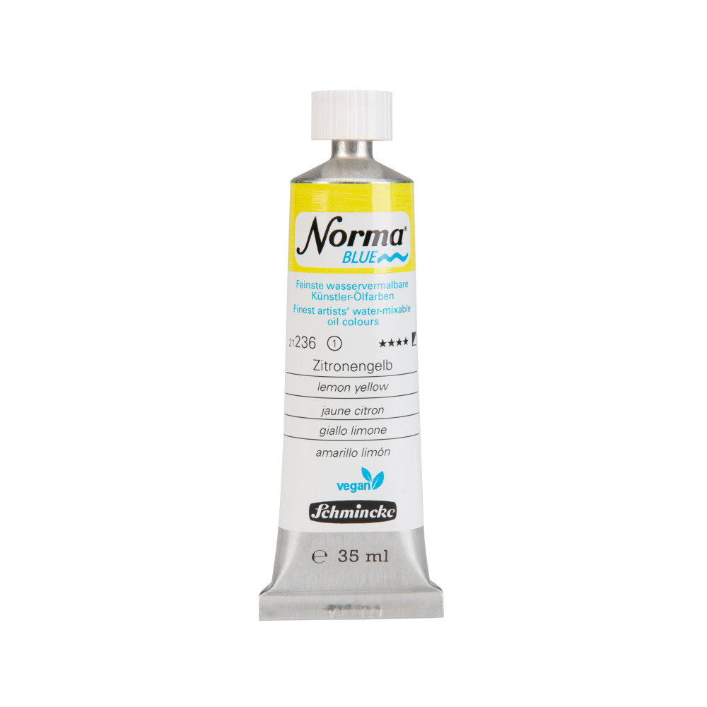 Farba olejna Norma Blue - Schmincke - 236, Lemon Yellow, 35 ml