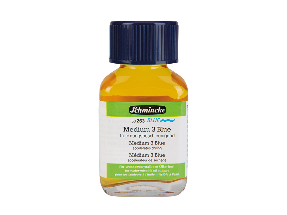 Medium przyspieszające wysychanie do farb olejnych Norma Blue - Schmincke - 60 ml