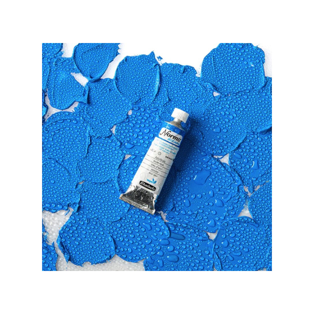 Set of Norma Blue water-mixable oil paints - Schmincke - 8 x 35 ml