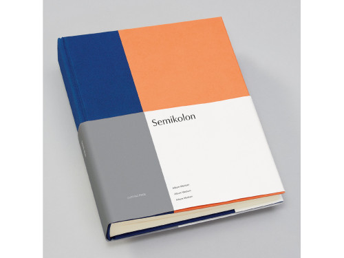 Album na zdjęcia Cutting Edge Medium - Semikolon - Cobalt/Peach