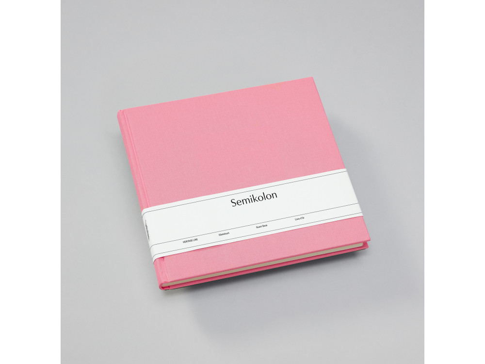 Guest book Heritage Line - Semikolon - Flamingo, 180 pages