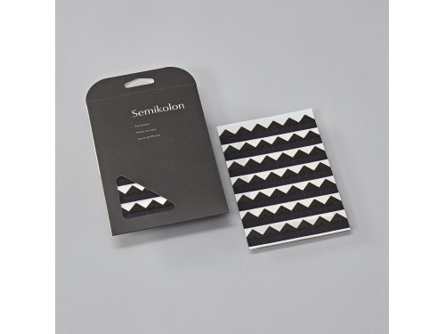 Self-adhesive photo corners - Semikolon - Black, 252 pcs.