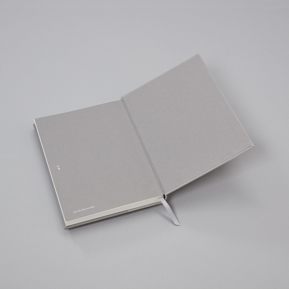 Notebook Natural Affair, A5 - Semikolon - Moonstone, plain, 176 pages