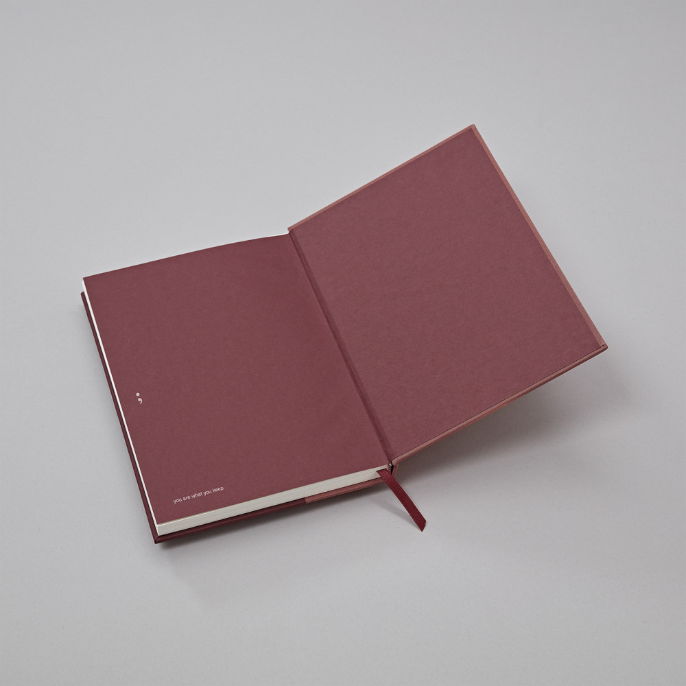 Notebook Natural Affair, A5 - Semikolon - Blossom, plain, 176 pages