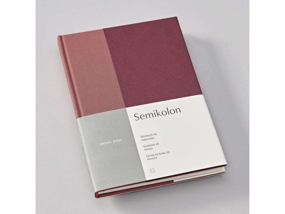 Notebook Natural Affair, A5 - Semikolon - Blossom, dotted, 176 pages