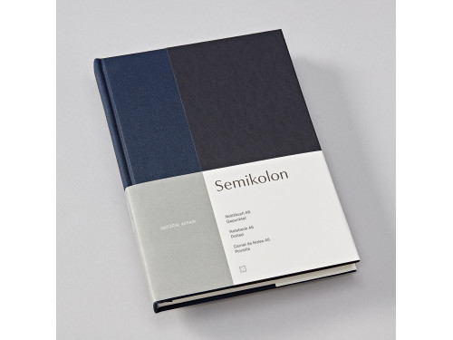 Notebook Natural Affair, A5 - Semikolon - Midnight, dotted, 176 pages