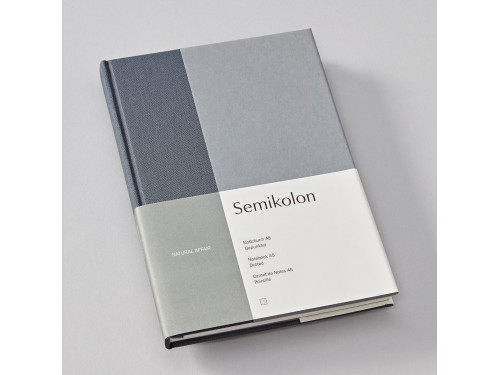 Notebook Natural Affair, A5 - Semikolon - Sea Salt, dotted, 176 pages