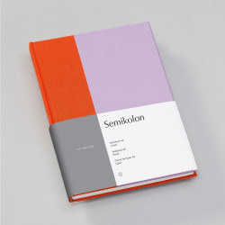 Notebook Cutting Edge, A5 - Semikolon - Tangerine/Lavender, ruled, 176 pages