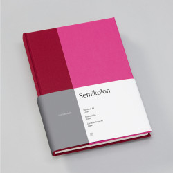 Notebook Cutting Edge, A5 - Semikolon - Raspberry/Fuchsia, lined, 176 pages