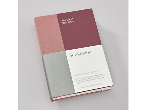 5 year diary The Life in Your Years, A5 - Semikolon - Blossom