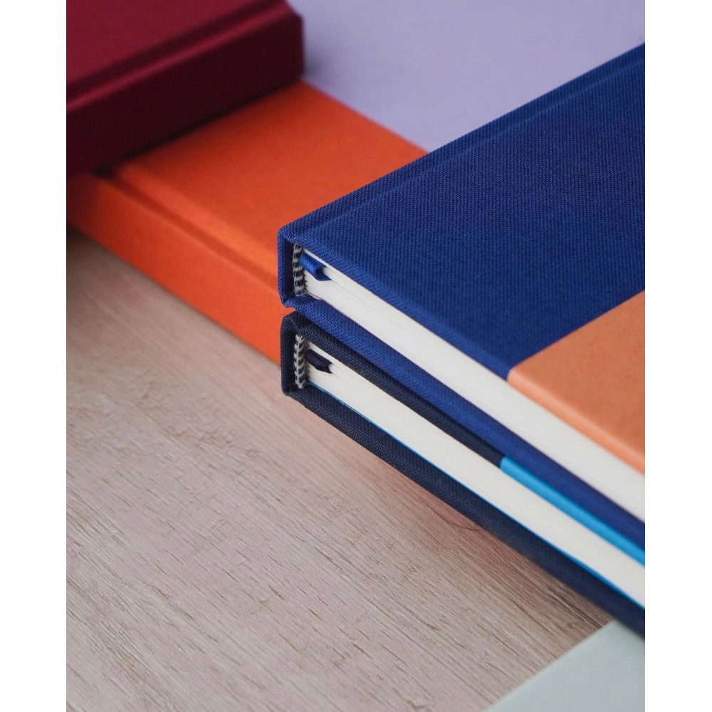 Notebook Cutting Edge, A5 - Semikolon - Tangerine/Lavender, dotted, 176 pages