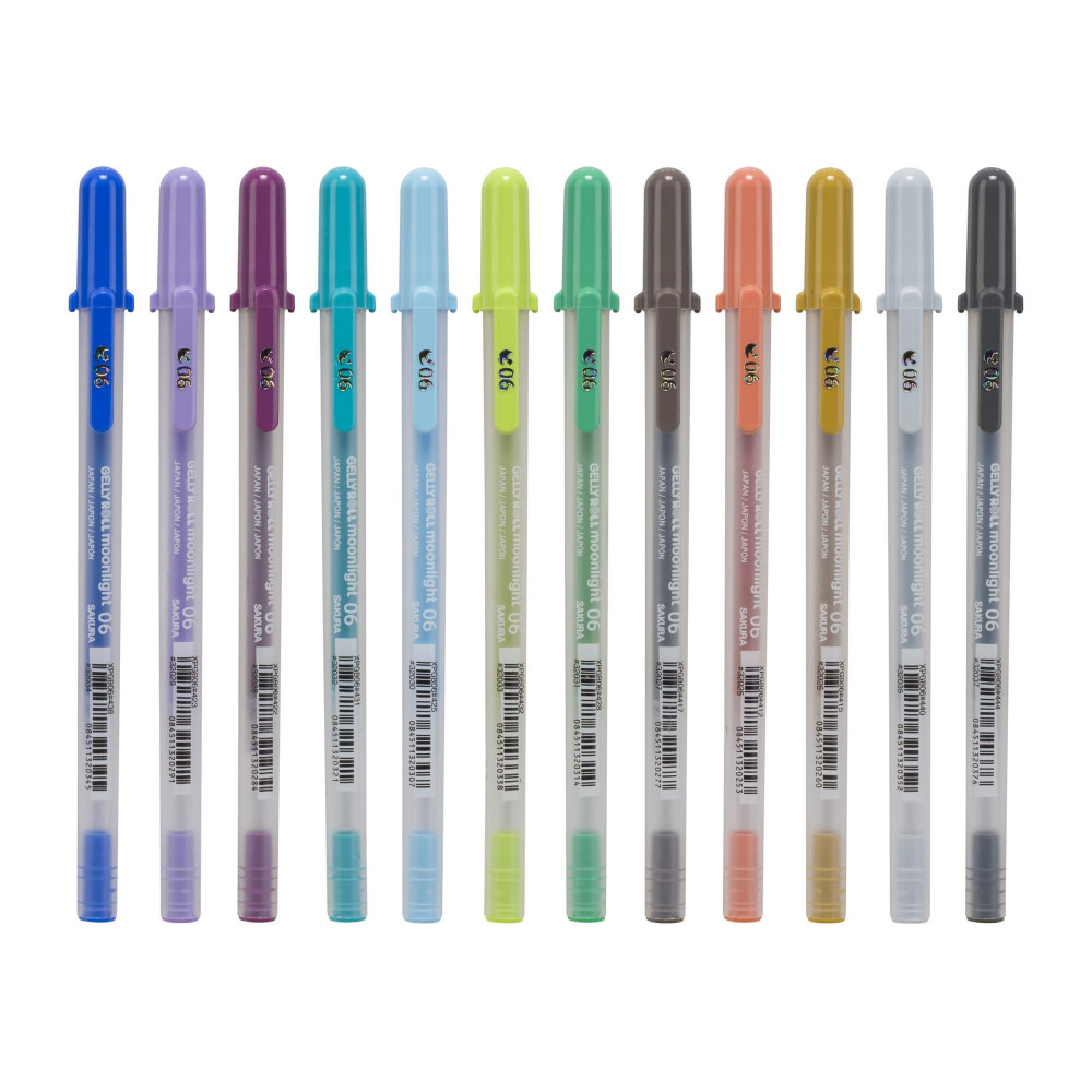 Sakura Gelly Roll Moonlight Fine Point Pens 16/Pkg-Assorted Colors