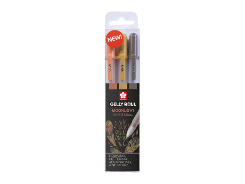 Set of Gelly Roll Moonlight pen set - Sakura - Nature, 3 pcs.