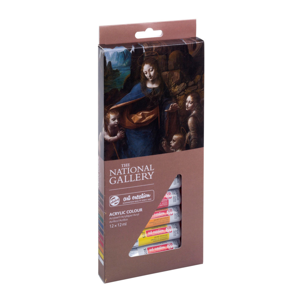 Set of acrylic paints Leonardo da Vinci - Talens Art Creation - 12 x 12 ml