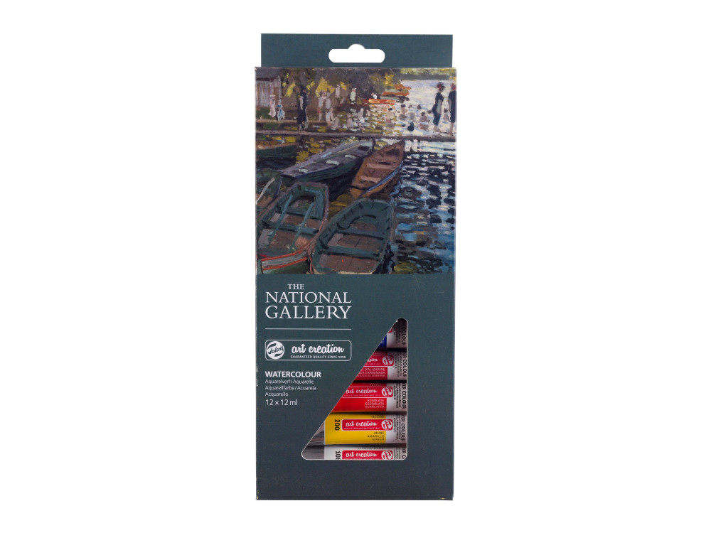 Zestaw farb akwarelowych Claude Monet - Talens Art Creation - 12 kolorów  x 12 ml