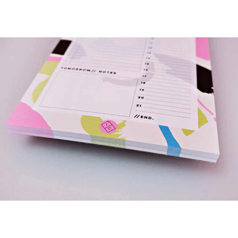 Desk organiser daily pad, Orchard - The Completist. - A5