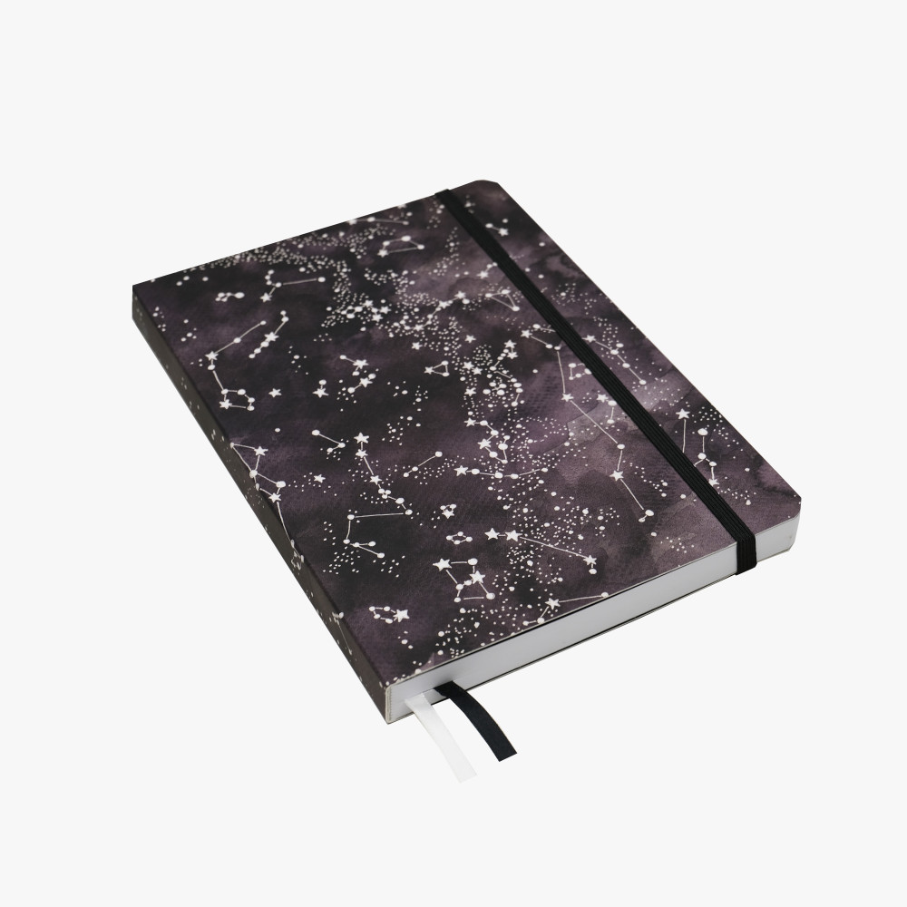 Notes Starry Night, B5 - Devangari - w kropki, miękka okładka, 120 g/m2