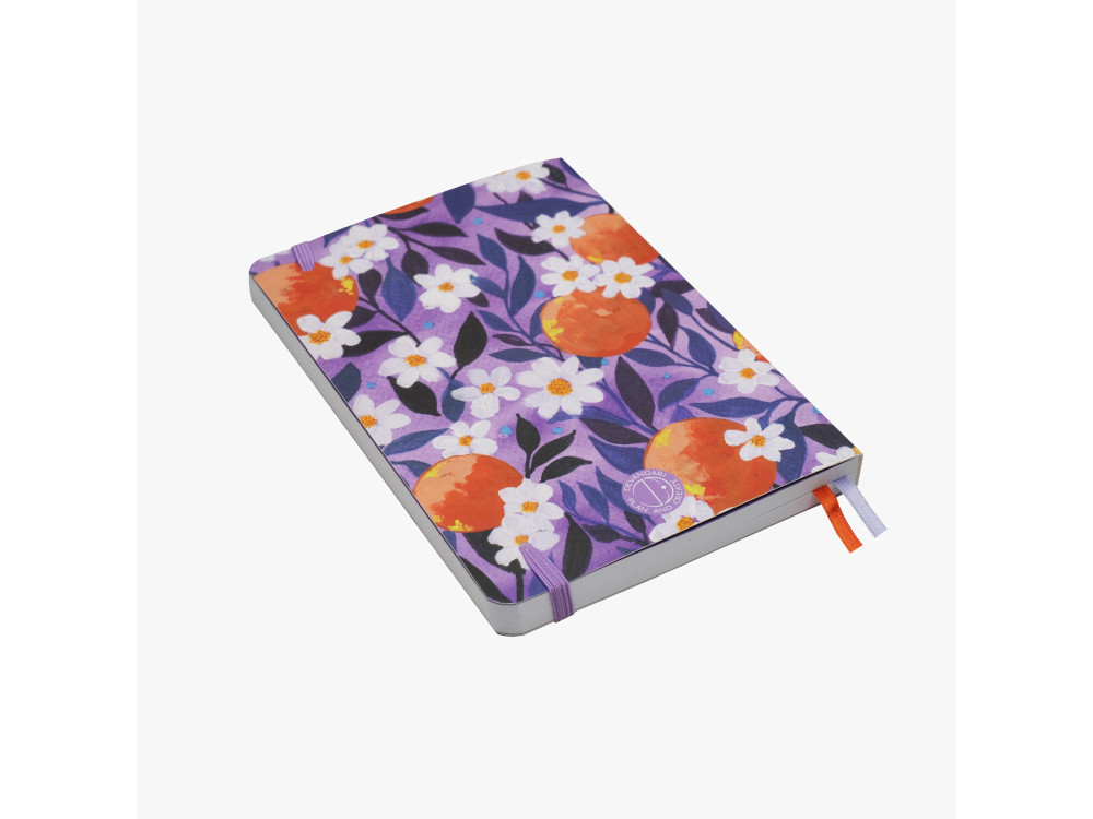 Notebook Orange Garden, B5 - Devangari - dotted, softcover, 120 g/m2