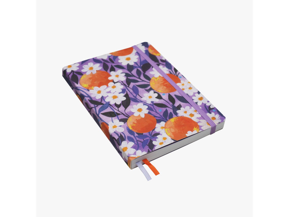 Notebook Orange Garden, B5 - Devangari - dotted, softcover, 120 g/m2