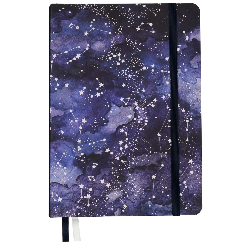 Notebook Night Sky, A5 - Devangari - dotted, hardcover, 150 g/m2