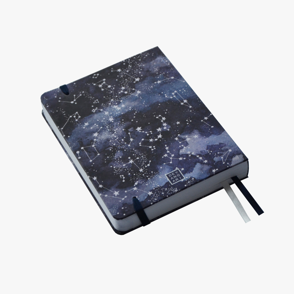 Notebook Night Sky, B5 - Devangari - dotted, hardcover, 150 g/m2