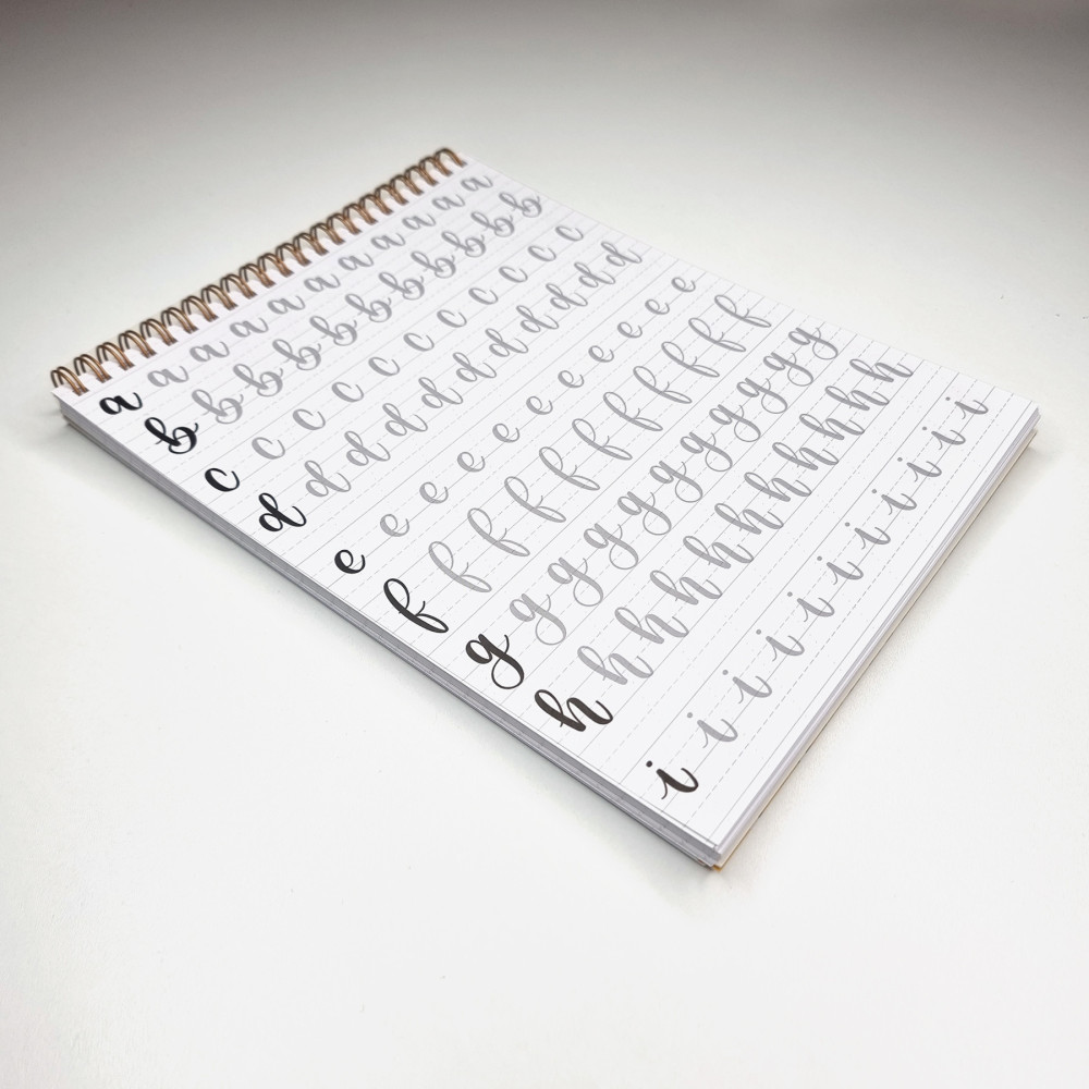 Brush Lettering workbook Bounce, B5 - Devangari - 170 g/m2