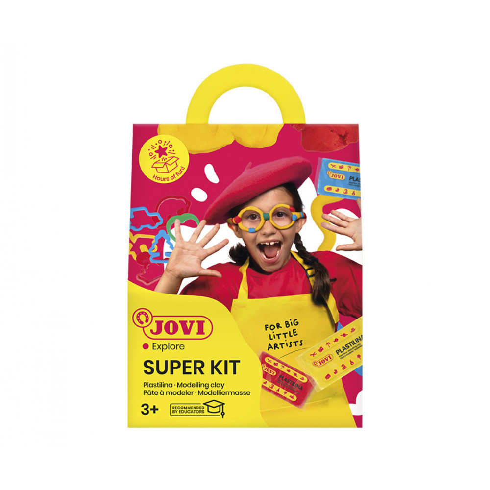 Zestaw plasteliny dla dzieci Super Kit - Jovi - 10 szt.
