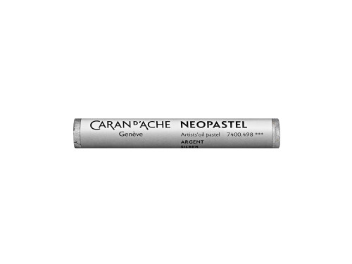 Pastel olejna Neopastel - Caran d'Ache - 498, Silver
