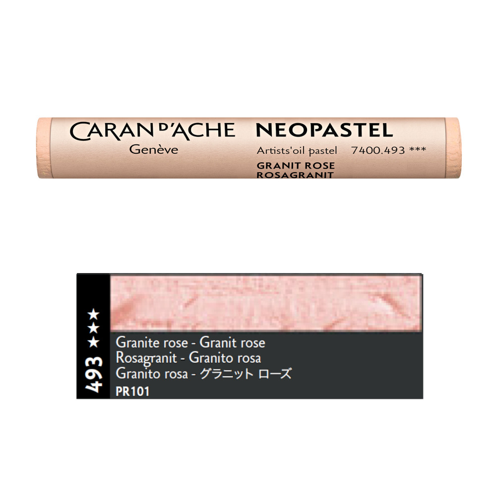 Neopastel Artists' oil pastel - Caran d'Ache - 493, Granit Rose