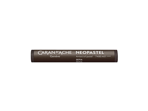 Neopastel Artists' oil pastel - Caran d'Ache - 407, Sepia